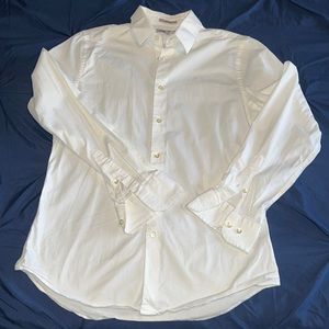 Express mens long sleeve dress shirt